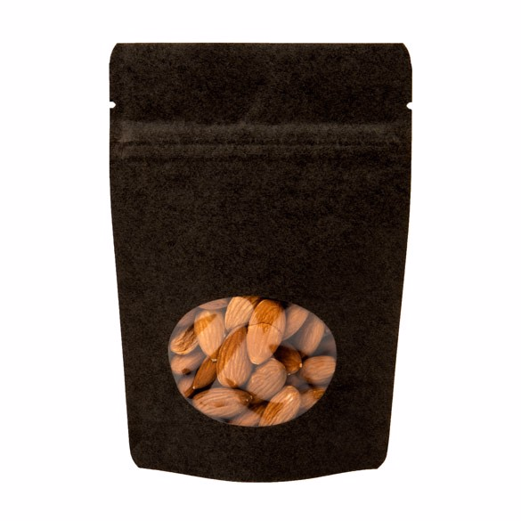 Kraft black zipper pouch Kraft black zipper pouch