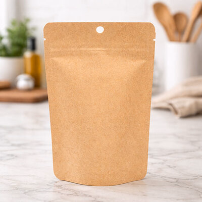 Kraft Stand Up Pouches