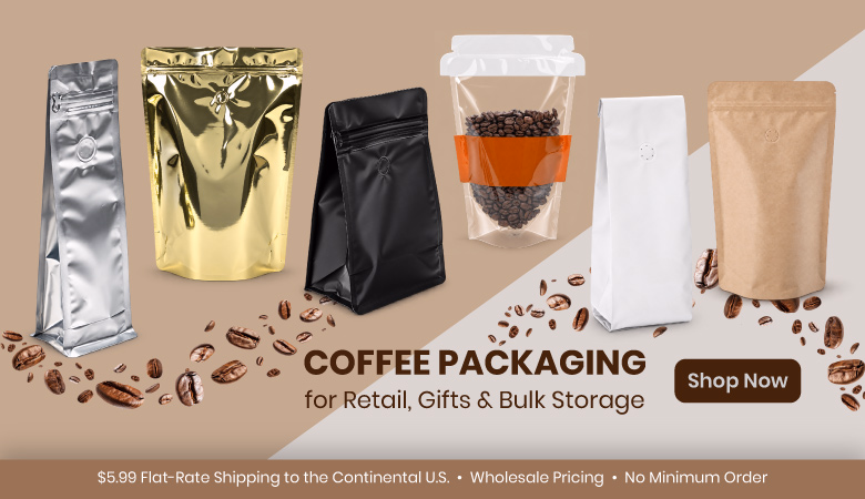 Coffee Packaging for Retail, Gifts, & Bulk Storage