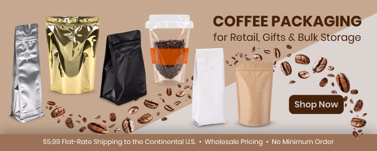 Coffee Packaging for Retail, Gifts, & Bulk Storage
