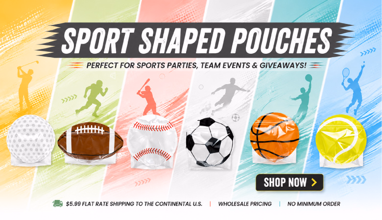 New Sports Shaped Pouches