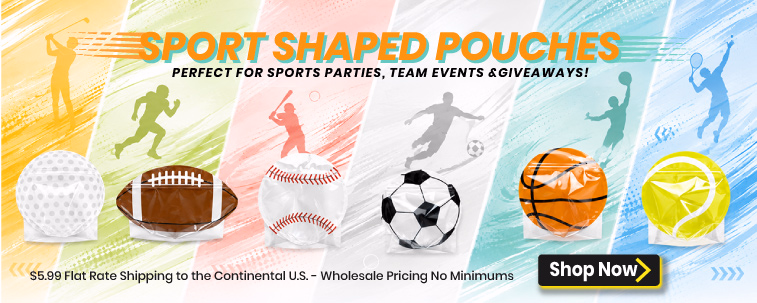 New Sports Shaped Pouches